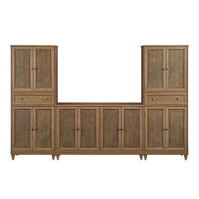 Crosley Katia 3-Piece Sideboard & Pantry Set