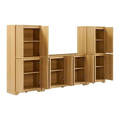 Crosley Naomi 3-Piece Sideboard & Pantry Set