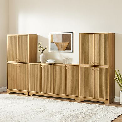 Crosley Naomi 3-Piece Sideboard & Pantry Set