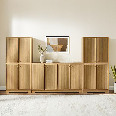 Crosley Naomi 3-Piece Sideboard & Pantry Set