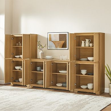 Crosley Naomi 3-Piece Sideboard & Pantry Set