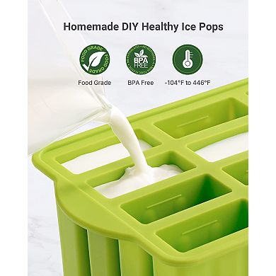 Silicone Popsicle Molds Homemade 12PC