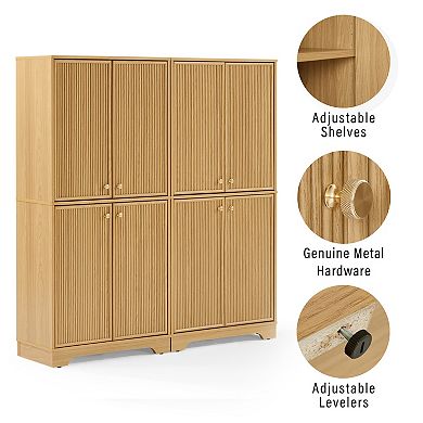 Crosley Naomi 2-Piece Kitchen Storage Pantry Set
