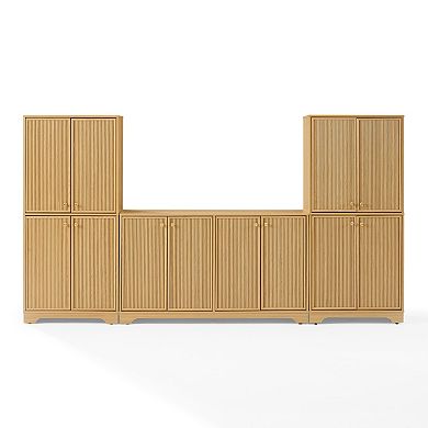 Crosley Naomi 3-Piece Entertainment Center