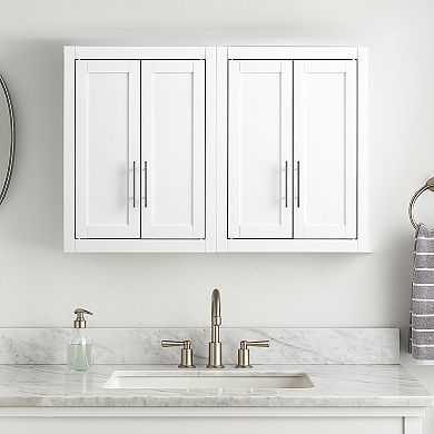 Crosley Savannah 2-Piece Wall Storage Cabinet