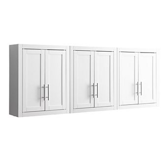 Crosley Savannah 3 pc Wall Storage Cabinet