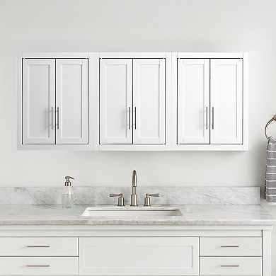 Crosley Savannah 3-Piece Wall Storage Cabinet