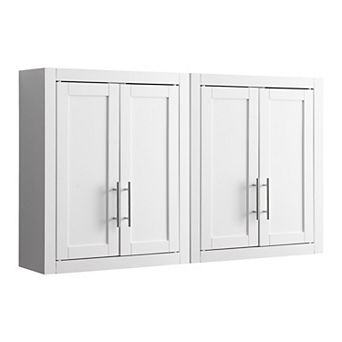 Crosley Savannah 2 pc Wall Kitchen Storage Cabinet