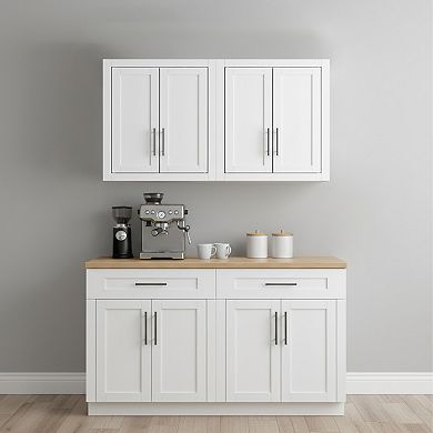 Crosley Savannah 2-Piece Wall Kitchen Storage Cabinet