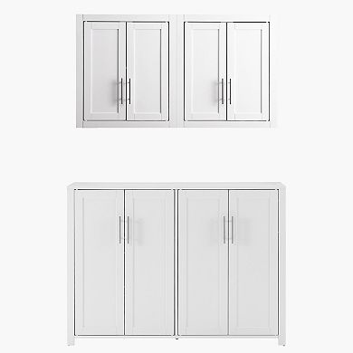 Crosley Savannah 3-Piece Kitchen Storage Pantry Set