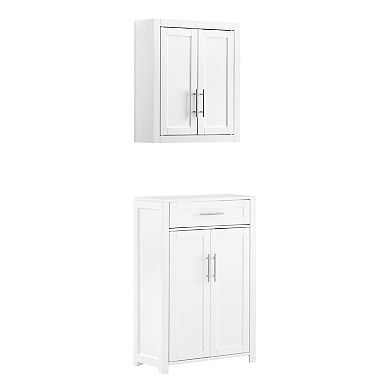 Crosley Savannah 2-Piece Kitchen Storage Pantry Set