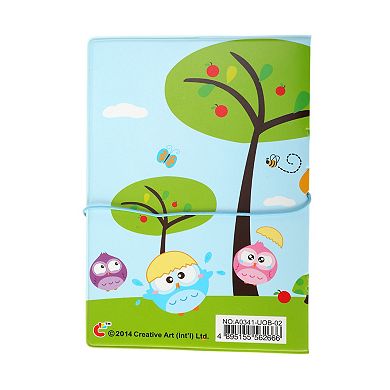 Cartoon Owl Portable Passport Holder 1Pc
