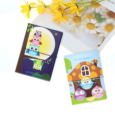 Cartoon Owl Portable Passport Holder 1Pc