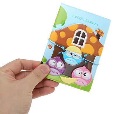 Cartoon Owl Portable Passport Holder 1Pc