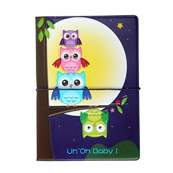 Cartoon Owl Portable Passport Holder 1 pc