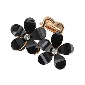 Fashion Double Flower Hair Clips Hairdo Clip 1 pc