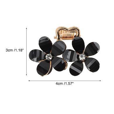 Fashion Double Flower Hair Clips Hairdo Clip 1 Pc