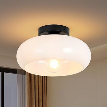Mid-Century Classic Round Canopy Light