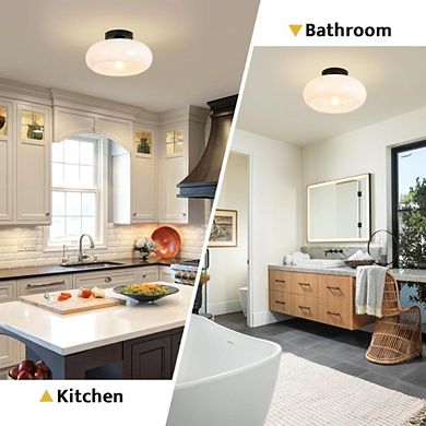 Mid-Century Classic Round Canopy Light