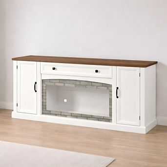 Lufeiya TV Stand for TVs up to 70", Entertainment Center with Drawer, Shelves, Cabinets