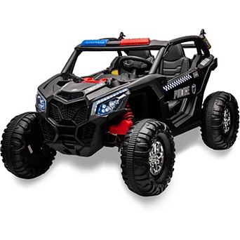 6V Kids Electric Motorcycle with Bluetooth, LED Headlight & Shock Absorption