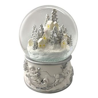 St. Nicholas Square® Metallic Holiday Village Snow Globe Table Decor