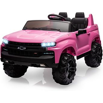 24V Chevrolet Silverado Licensed Ride On Car, LED Lights,