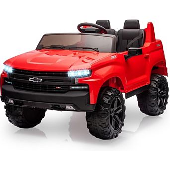 24V Chevrolet Silverado Licensed Ride On Car, LED Lights,