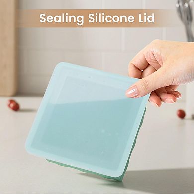 Silicone Freezer Tray for Soup Ice Cubes 4pc