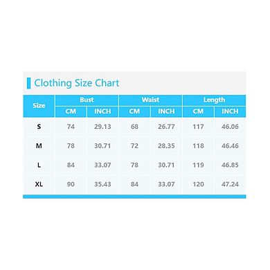 Women's V-Neck Striped Tie-Front A-Line Cami Dress