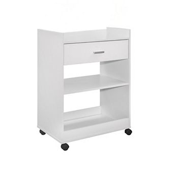 Kings Brand Furniture Dellow Wood Kitchen Cart