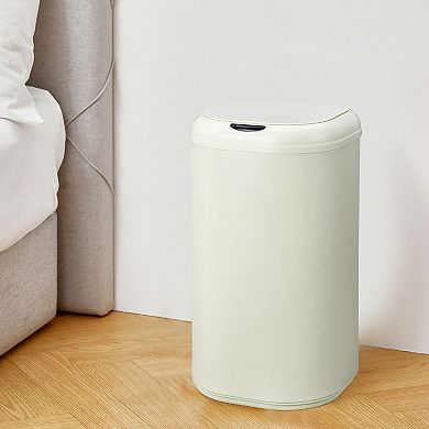 Volkmi 8 Gallon Motion Sensor Kitchen Trash Can, 30 Liter Touchless Automatic Rubbish Bin with Lid