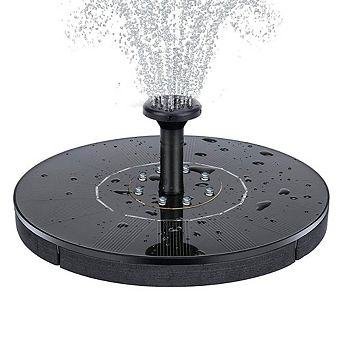 Swtroom Solar Fountain Pump Outdoor with Free Standing Floating Water Fountain Pump for Bird Bath