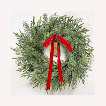 24-Inch Large Thick Christmas Wreath