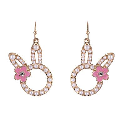 Hallmark Pearl Easter Bunny Earrings