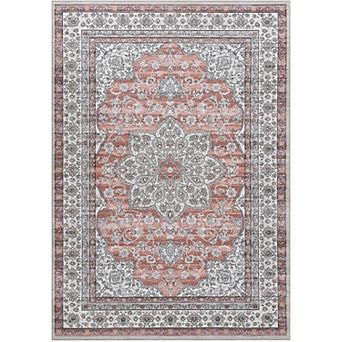 Washble Rug, Stain Resistant Anti Slip Backing Ultra-Thin Rugs