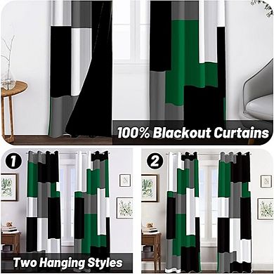 Blackout Curtains with Thermal Insulation for Bedroom and Living Room