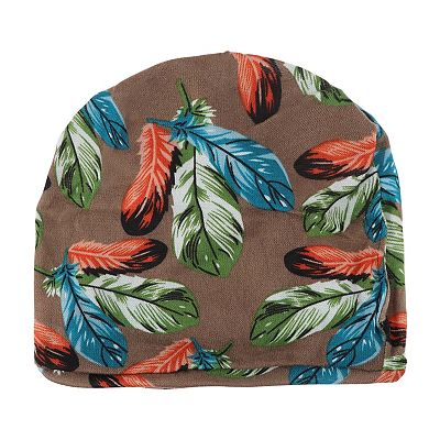 Feather Pattern Neck Gaiter for Outdoor Sports and Activities 1 Pc