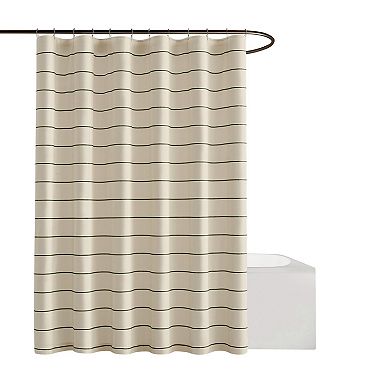 Brooklyn Loom Hayward Stripe Shower Curtain