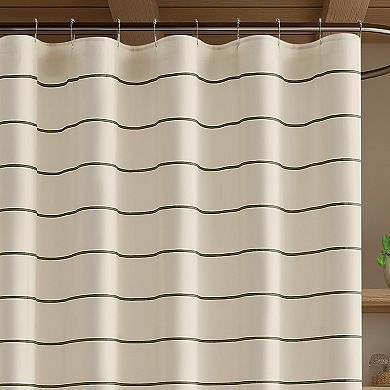 Brooklyn Loom Hayward Stripe Shower Curtain