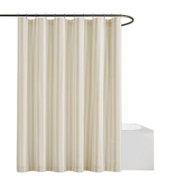 Brooklyn Loom Levi Stripe Fabric Shower Curtain