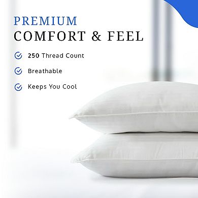 Covers&All Down Alternative Pillows , Soft Pillows for Sleeping, Breathable & Washable