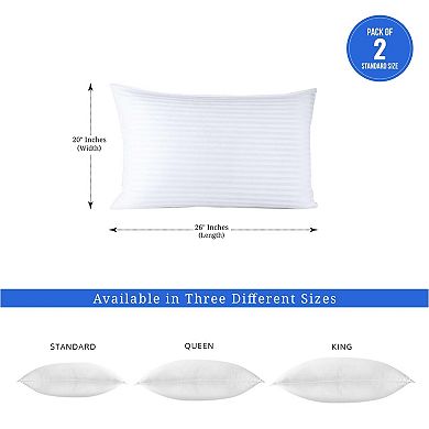 Covers&All Down Alternative Pillows , Soft Pillows for Sleeping, Breathable & Washable