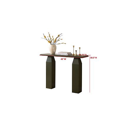 Kings Brand Furniture Console Table for Entryway, Sofa Table Behind Couch, Wooden Entry Table