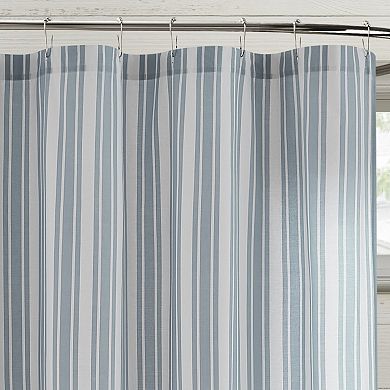 The Farmhouse Wide Ticking Stripe Shower Curtain