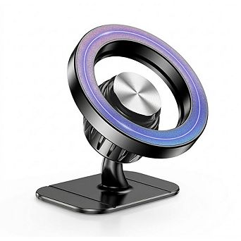 Magnetic Car Phone Mount with Strong Magnets Dash Mounted Holder Compatible with MagSafe Phones