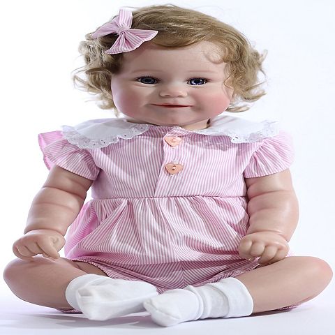 Детские куклы 18 Inch Lifelike Reborn Baby Doll