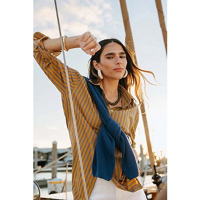 Natural Raffia Hoops