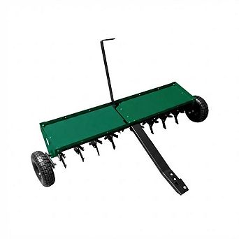 48 in Tow Behind Core Aerator for Lawn, Heavy Duty Pull Behind Plug Aerator with Universal Hitch