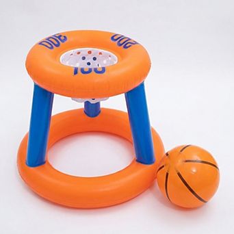 Inflatable Pool Basketball Game Set Floating Hoop Water Toy Backyard Pool Games